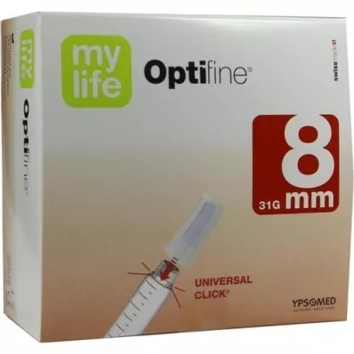 MYLIFE Optifine Pen-Nadeln 8 mm, 100 St