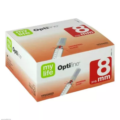 MYLIFE Optifine Pen-Nadeln 8 mm, 100 St