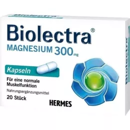 BIOLECTRA Magnesium 300 mg Kapseln, 20 St