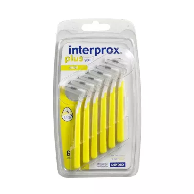 INTERPROX plus mini gelb Interdentalbürste, 6 St