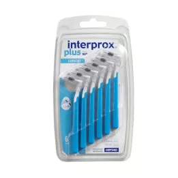 INTERPROX plus conical blau Interdentalbürste, 6 St