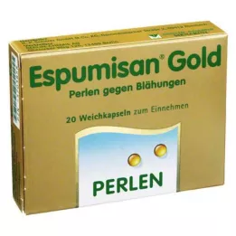 ESPUMISAN Gold Perlen gegen Blähungen, 20 St