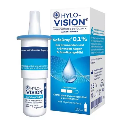 HYLO-VISION SafeDrop 0,1% Augentropfen, 10 ml