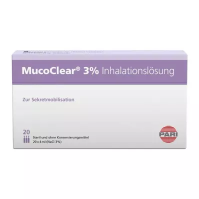 MUCOCLEAR 3% NaCl Inhalationslösung, 20X4 ml MUCOCLEAR 3% NaCl Inhalationslösung, 20X4 ml