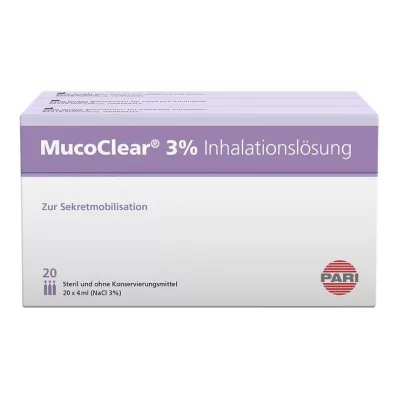 MUCOCLEAR 3% NaCl Inhalationslösung, 60X4 ml MUCOCLEAR 3% NaCl Inhalationslösung, 60X4 ml
