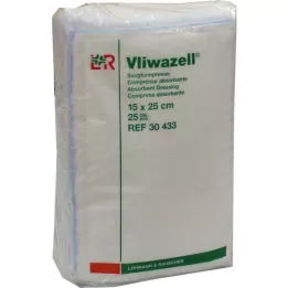 VLIWAZELL Saugkompressen unsteril 15x25 cm, 25 St