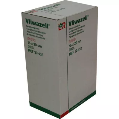 VLIWAZELL Saugkompressen steril 15x20 cm, 30 St VLIWAZELL Saugkompressen steril 15x20 cm, 30 St