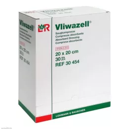 VLIWAZELL Saugkompressen steril 20x20 cm, 30 St