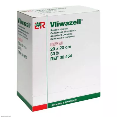 VLIWAZELL Saugkompressen steril 20x20 cm, 30 St