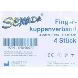 SENADA Fingerkuppenverband 4x7 cm, 4 St
