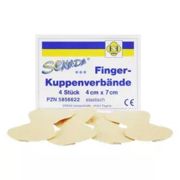 SENADA Fingerkuppenverband 4x7 cm, 4 St