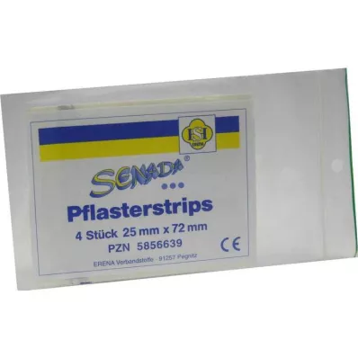 SENADA Pflasterstrips 25x72 mm, 4 St