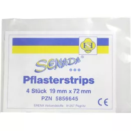 SENADA Pflasterstrips 19x72 mm, 4 St