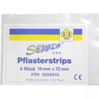 SENADA Pflasterstrips 19x72 mm, 4 St