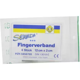 SENADA Fingerverband 2x12 cm, 4 St