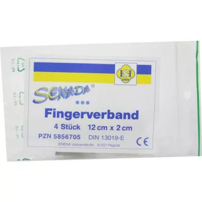 SENADA Fingerverband 2x12 cm, 4 St
