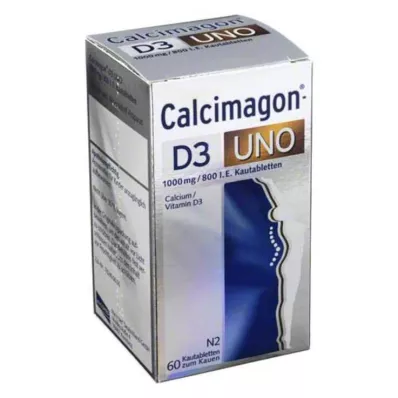 CALCIMAGON D3 Uno Kautabletten, 60 St
