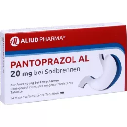 PANTOPRAZOL AL 20 mg bei Sodbr.magensaftres.Tabl., 14 St