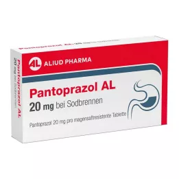 PANTOPRAZOL AL 20 mg bei Sodbr.magensaftres.Tabl., 14 St