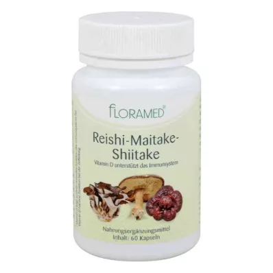 REISHI-MAITAKE-Shitake-Kapseln gutes f.ges.Zellen, 60 St REISHI-MAITAKE-Shitake-Kapseln gutes f.ges.Zellen, 60 St