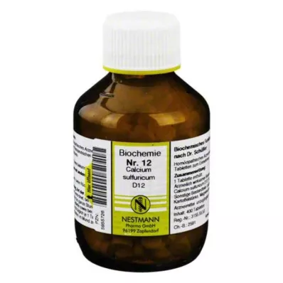 BIOCHEMIE 12 Calcium sulfuricum D 12 Tabletten, 400 St