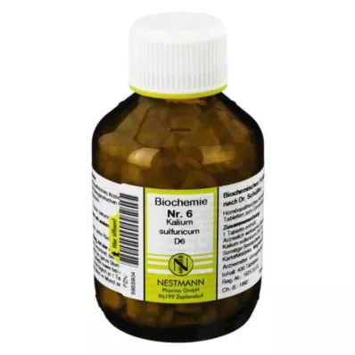 BIOCHEMIE 6 Kalium sulfuricum D 6 Tabletten, 400 St