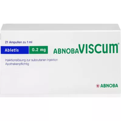 ABNOBAVISCUM Abietis 0,2 mg Ampullen, 21 St