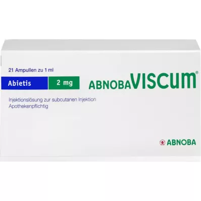ABNOBAVISCUM Abietis 2 mg Ampullen, 21 St