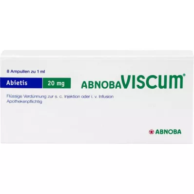 ABNOBAVISCUM Abietis 20 mg Ampullen, 8 St