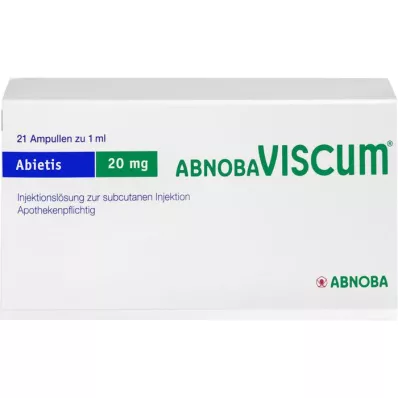ABNOBAVISCUM Abietis 20 mg Ampullen, 21 St