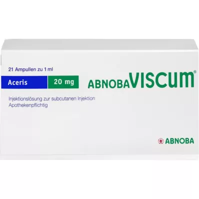 ABNOBAVISCUM Aceris 20 mg Ampullen, 21 St
