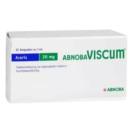 ABNOBAVISCUM Aceris 20 mg Ampullen, 21 St