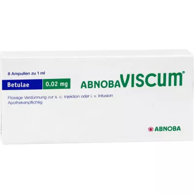 ABNOBAVISCUM Betulae 0,02 mg Ampullen, 8 St