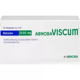 ABNOBAVISCUM Betulae 0,02 mg Ampullen, 21 St