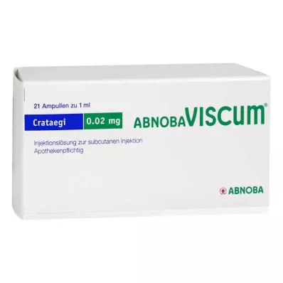 ABNOBAVISCUM Crataegi 0,02 mg Ampullen, 21 St ABNOBAVISCUM Crataegi 0,02 mg Ampullen, 21 St