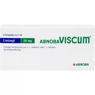 ABNOBAVISCUM Crataegi 20 mg Ampullen, 8 St