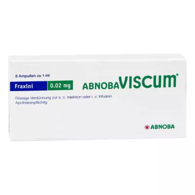 ABNOBAVISCUM Fraxini 0,02 mg Ampullen, 8 St