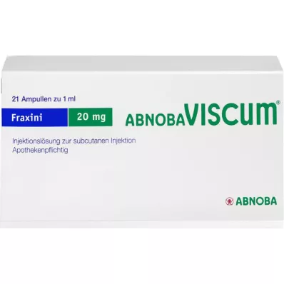 ABNOBAVISCUM Fraxini 20 mg Ampullen, 21 St