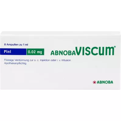 ABNOBAVISCUM Pini 0,02 mg Ampullen, 8 St