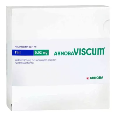 ABNOBAVISCUM Pini 0,02 mg Ampullen, 48 St