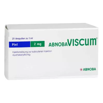 ABNOBAVISCUM Pini 2 mg Ampullen, 21 St