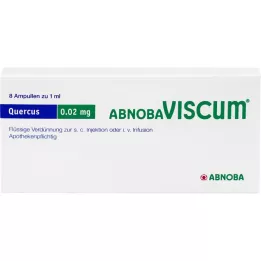 ABNOBAVISCUM Quercus 0,02 mg Ampullen, 8 St