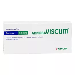 ABNOBAVISCUM Quercus 0,02 mg Ampullen, 8 St