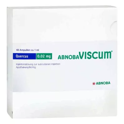 ABNOBAVISCUM Quercus 0,02 mg Ampullen, 48 St