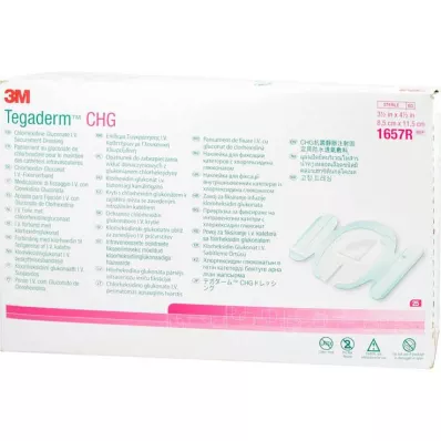 TEGADERM 3M CHG I.V. Fixierverb.8,5x11,5 cm 1657R, 25 St TEGADERM 3M CHG I.V. Fixierverb.8,5x11,5 cm 1657R, 25 St
