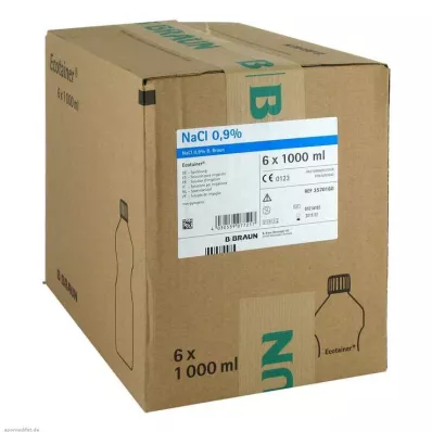 KOCHSALZLÖSUNG 0,9% B.Braun Spüllsg.Ecotainer, 6X1000 ml
