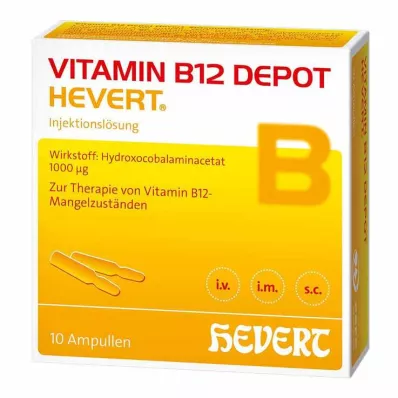 VITAMIN B12 DEPOT Hevert Ampullen, 10 St