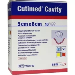 CUTIMED Cavity Schaumverb.5x6 cm nicht haftend, 10 St