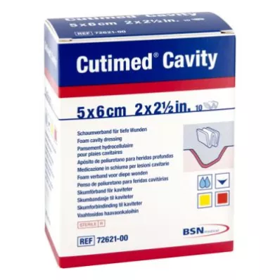 CUTIMED Cavity Schaumverb.5x6 cm nicht haftend, 10 St