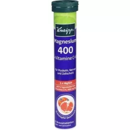 KNEIPP Magnesium 400+C+E Brausetabletten, 15 St